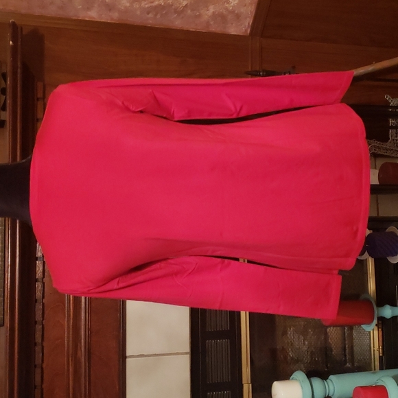 J.Jill Red Long Sleeve Top Size XS - Picture 5 of 6